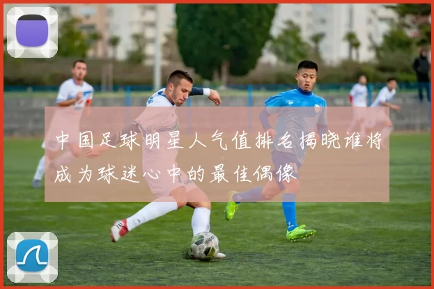 中国足球明星人气值排名揭晓谁将成为球迷心中的最佳偶像