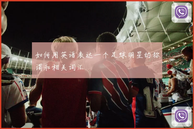如何用英语表达一个足球明星的称谓和相关词汇