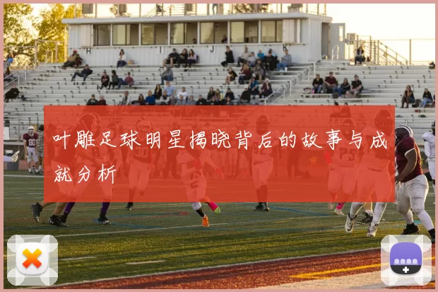 叶雕足球明星揭晓背后的故事与成就分析